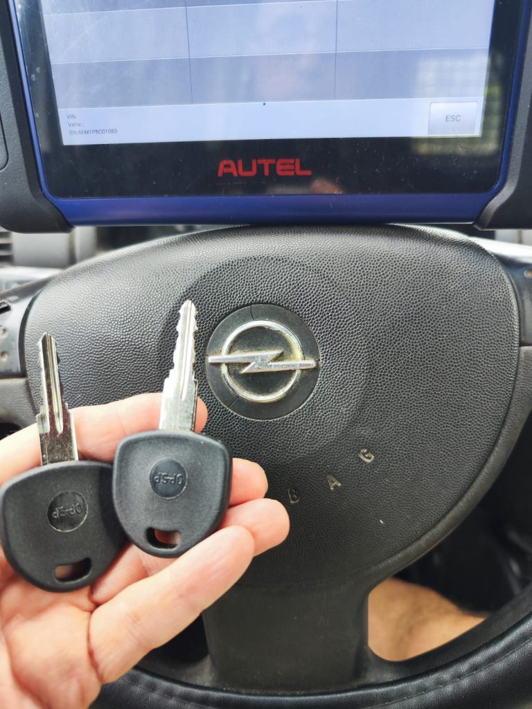 Copia de llave de Opel